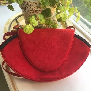 Charles Jourdan Vintage Leather/Suede Shoulder Bag